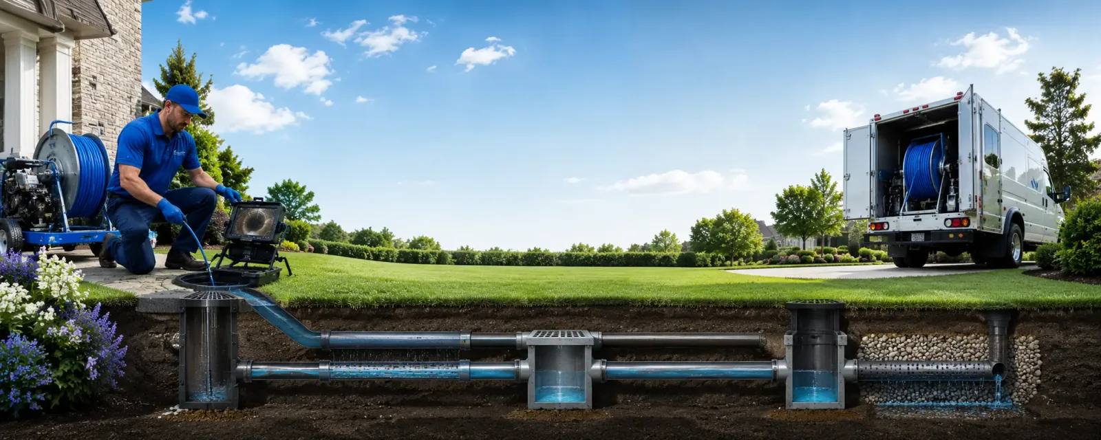 Outdoor drain cleaning information for Atlanta, IN